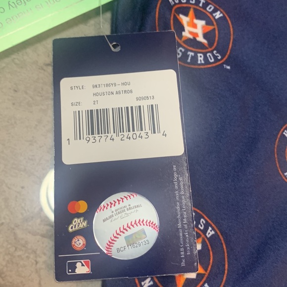 MLB - GENUINE MERCHANDISE - Houston Astros - Pajamas - Baseball - 2T - Picture 15 of 16